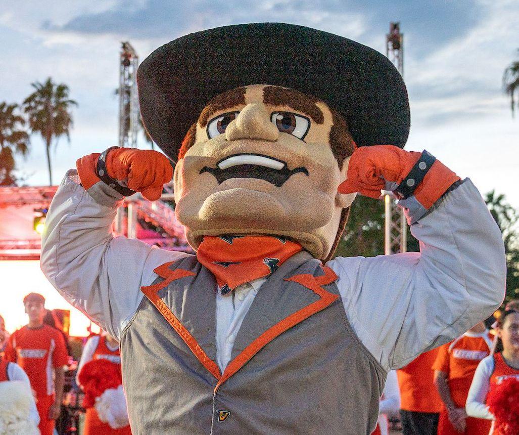 UTRGV Vaquero Mascot