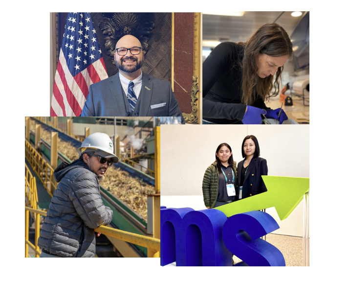 Thumbnails of the featured stories. Click the links below to learn more.